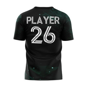 Ensemble de maillots de football personnalisés de qualité supérieure, extensibles dans quatre directions, kit d'entraînement pour équipes de football, faible MOQ, maillots pour clubs - Product Image 6