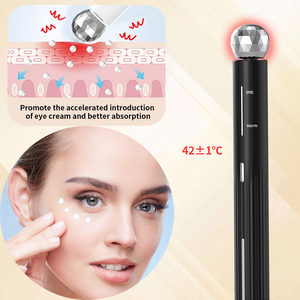 Masseur oculaire rechargeable EMS à micro-courant et chaleur, pour le soin de la peau des yeux, anti-rides et cernes - Product Image 6