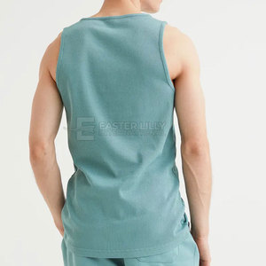 Factory Direct Men's Cotton Tank <b>Top</b> Custom Logo Sleeveless Gym Workout Running Casual Sports Wear OEM ODM Wholesale - Product Image 3