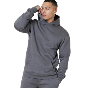 Conjunto de chándal con capucha para hombre, pantalón cargo de corte ajustado, ropa casual urbana, venta al por mayor, conjuntos de dos piezas personalizados - Product Image 3