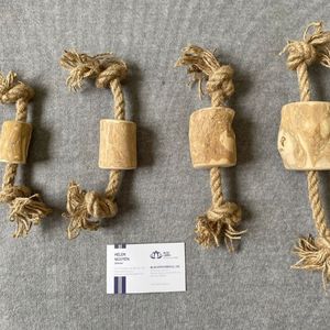 TOP RATED Blue Lotus Eco Natural Coir Fiber Dog Chew Rope Toy Durable <b>Teeth</b> Cleaning & Interactive Anxiety Relief <b>Aid</b> - Product Image 5