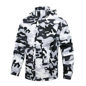 <b>Men</b> <b>Rain</b> <b>Jacket</b> <b>Lightweight</b> Hooded Waterproof Outdoor Sports <b>Jacket</b> for Camping Mountaineering Running and Adventure Activities - Product Image 3