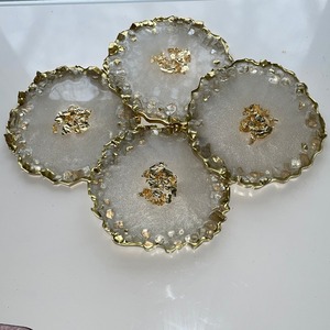 Lightweight Resin Coasters Colors for Casual Dining for Flat Restaurants & Hotels Dinner Servings by HWC - Product Image 3