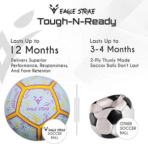 Fabricante de Balones de Fútbol Personalizados OEM, Balón de Fútbol de Alta Calidad para Entrenamiento y Partidos, Balón de Fútbol Eagle Strike Talla 5 - Product Image 5
