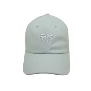 Beyaz nakış logosu Metal kapatma ile yapılandırılmamış beyzbol kapaklar % 100% pamuk malzeme ucuz fiyat toptan spor kapaklar şapkalar