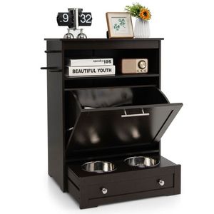 Station d'alimentation pour animaux de compagnie en acier inoxydable avec bol confortable, produit de qualité supérieure pour vos amis à fourrure - Product Image 4