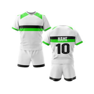 Uniforme de rugby élégant, short imprimé par sublimation, 100% polyester, taille élastique, tissu respirant antibactérien, haute qualité - Product Image 5