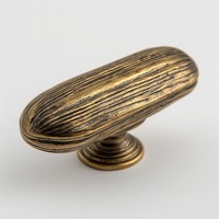 Poignée de porte en laiton massif de luxe, finition antique, forme ronde, pour la maison, le bureau, quincaillerie de porte