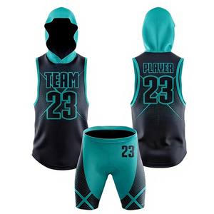 Custom Team name Sublimated 7v7 Uniform Set Hooded <b>Tank</b> Top Shorts Unisex Adult Moisture Wicking All Seasons Athletic Wear 2026 - Product Image 1