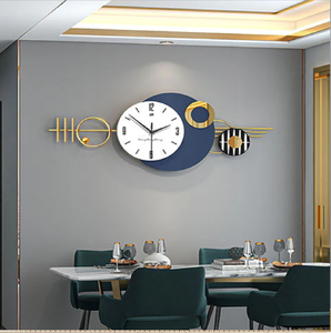 Classic industrial black open frame <b>round</b> wall clock features decorative internal cogs, available at wholesale prices. - Product Image 2