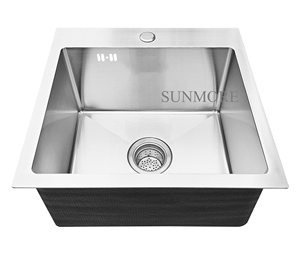 Fregadero de Cocina Moderno Hecho a Mano de Acero Inoxidable 304 de Lujo EM 4543, Sin Grifo, Directamente de Fábrica en Vietnam, Muy Buen Precio - Product Image 6