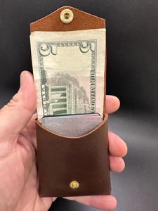 Genuine Leather Stitch less <b>Wallet</b> Slim Minimalist Card Holder Handmade <b>RFID</b> <b>Wallet</b> for Men Gift LSW-0045 - Product Image 2