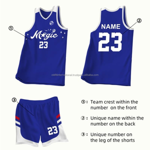 Vente en gros d'uniformes basket-ball tendance pour hommes, vêtements de basket-ball avec logo personnalisé au meilleur prix, vêtements de sport Old-Fit International - Product Image 5