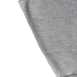 2026 New Design Men's Gray Cotton T-Shirt And Shorts <b>Set</b> Crew Neck Solid Color Casual Summer Wear <b>Knitted</b> Fabric - Product Image 5