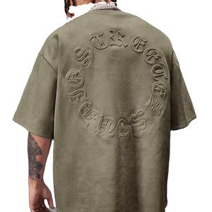 Camiseta Vintage para Hombre con Logotipo Personalizado en Relieve, Personalización Completa a Precio Económico, Todos los Logotipos Personalizados - Product Image 1