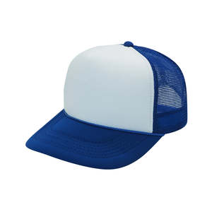 High Quality 5 Panel Embroidery Foam Mesh Truckers Hat Custom Logo Style Puff Printing for Outdoor and Travel - Product Image 3