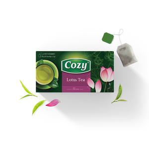 Bolsas de Té Redondas con Diseño de Flor de Loto, Impresión Personalizada, Precio al por Mayor, Té Orgánico Detox, Empaque para Caja de Té - Product Image 1