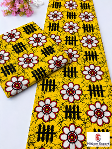 Custom African Wax Print Twill Cotton <b>Fabric</b> Tanzania Design Ankara Outdoor Dress Material OEM ODM Custom <b>Fabric</b> Manufacturer - Product Image 2