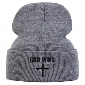 Gorro de Invierno para Mujer, 100% Algodón, Diseño a Cuadros, con Borde, de Alta Calidad, Unisex, para Viaje - Product Image 6