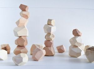 เกมหินเรียงซ้อนทำด้วยมือทำจากไม้คุณภาพสูง - Product Image 2