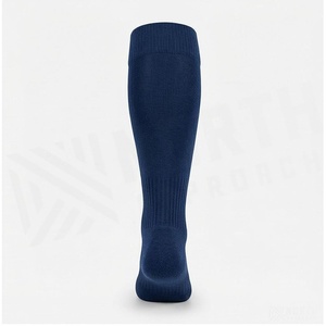 Crew <b>Socks</b> Geometric Pattern Blue Breathable Running <b>Socks</b> for Adults Spring Season - Product Image 2