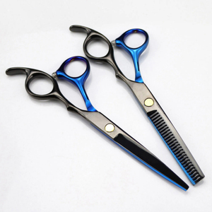 Ciseaux de coiffure professionnels haut de gamme pour la coupe et l'éclaircissement des cheveux, qualité supérieure, sur mesure, ensemble d'éclaircissement approuvé pour barbiers - Product Image 2