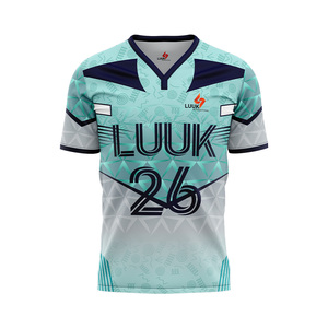 Camiseta de Fútbol Personalizada con Cuello en V, 100% Poliéster, Uniformes de Fútbol Elásticos para Equipos, Camisetas de Fútbol de Secado Rápido y Alta Calidad - Product Image 4