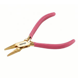 Goldsmith Jewelry <b>Tools</b> Flat Nose <b>Pliers</b> 120mm Stainless Steel Smooth Jaw <b>Pliers</b> Jewelry Workshop Equipment <b>Multi</b> Colors <b>Plier</b> - Product Image 1