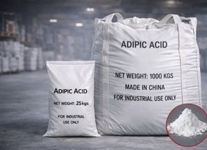 Acide Adipique en Poudre Blanche Marque Hualu Qualité Industrielle Pureté 99,8% CAS 124-04-9 Modèle Adipique 99 EINECS NA Origine Chine Compétitif - Product Image 2