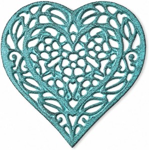 Ensemble de 2 dessous-de-plat vintage en fonte noire, ronds, résistants à la chaleur, pour casseroles, tapis décoratifs pour cuisine et hôtel - Product Image 3