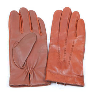 Durable Driving Gloves Crafted With Soft Leather Material For Comfortable Wear Enhanced <b>Grip</b> And Reliable Hand <b>Control</b> - Product Image 4
