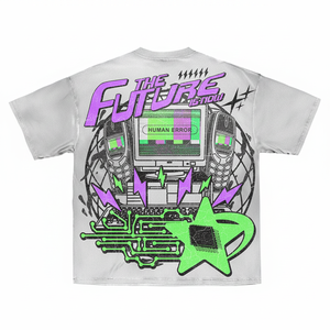 Camiseta de algodón vintage OEM para hombre y mujer, impresión gráfica personalizada, venta al por mayor, impresión personalizada, totalmente lavada al ácido, 350 gsm - Product Image 5