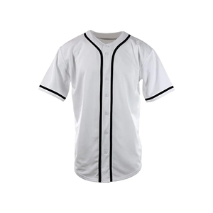 Vêtements de sport pour baseball et softball très demandés, jersey durable et respirant avec fonction anti-plis à bas prix - Product Image 1
