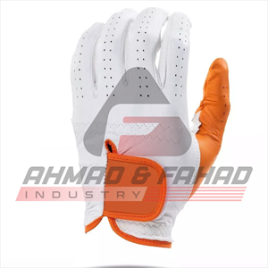 Gants de golf personnalisés avec logo pour hommes, en cuir souple, lavables, pour usage extérieur, pour adultes et gants de golf vierges - Product Image 4