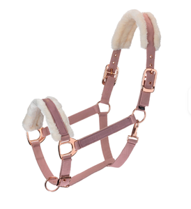 Harnais de cheval de qualité supérieure avec embout de nez rembourré en polaire de Divine International - Product Image 4