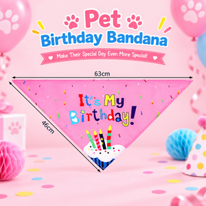 Kit de décoration pour fête d'anniversaire de chien, accessoires pour anniversaire d'animal de compagnie, fournitures de fête mignonnes pour chiens, chats, chiots - Product Image 3