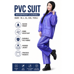 Imperméable de camping extérieur léger et durable en PVC, tailles M à XXXL, haute protection pour accessoires de pluie - Product Image 3