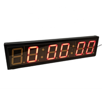 Chronomètre à led Programmable Jumbo de 4 pouces, horloge, moniteur d'activité physique, boxe
