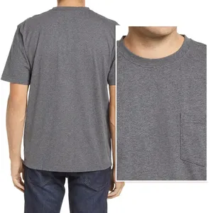 เสื้อยืดผู้ชายคุณภาพสูง ขายดีที่สุด ผลิตตามสั่ง ผ้าโพลีเอสเตอร์/คอตตอน พร้อมพิมพ์ลายซิลค์สกรีน สำหรับแฟชั่น - Product Image 6