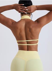 Ensemble de vêtements de sport pour femmes, 3 pièces, sans couture, avec logo personnalisé, pour yoga, fitness et gym - Product Image 3