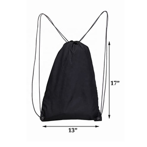Sac à dos à cordon avec impression Logo personnalisé, pour Sport, gymnastique, dessin - Product Image 2