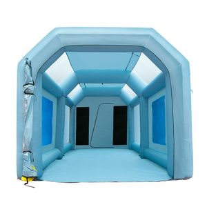 20x10x8ft High Powerful 480W+750W <b>Blowers</b> LED Inflatable Spray Booth Tent for <b>Car</b> Paint 8ft Inflatable Paint Booth Tent Air - Product Image 5