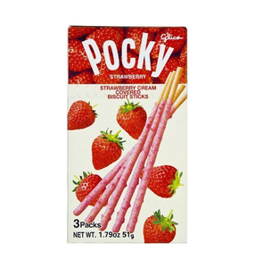 Wholesale Pocky Heartful Strawberry <b>Biscuit</b> Sticks 24x40g Crisp Light Texture With Luscious Strawberry Coating For Candy Stores - Product Image 2