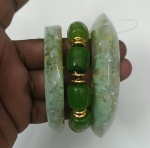 <b>Resin</b> Bangles Women Custom Colors Cute Style Comfortable Fit Glossy Surface Jewelry - Product Image 3