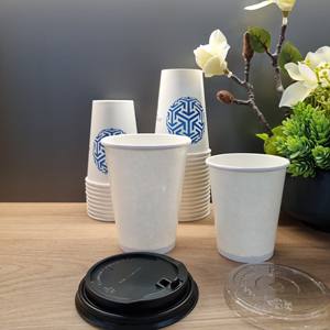 Vasos de Papel Desechables para Café y Té, los Más Vendidos del 2026, Muestra Gratis de Fábrica, Producto Ecológico para Llevar, 6/7/8/10oz, Blancos - Product Image 3