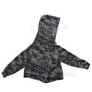 Sudadera con Capucha de Invierno para Mujer, Diseño Exclusivo, 100% Algodón, con Pedrería y Logotipo Frontal, Servicio OEM y Embalaje Personalizado - Product Image 5