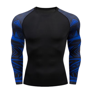 เสื้อรัดกล้ามเนื้อสำหรับวัยรุ่นและผู้ใหญ่ แบบระบายอากาศ แห้งเร็ว พร้อมสกรีนโลโก้ตามสั่ง เหมาะสำหรับ MMA BJJ และการฝึกซ้อมโต้คลื่น - Product Image 4