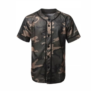 Maillot de baseball professionnel respirant sublimé, entièrement boutonné, impression personnalisée, uniforme d'équipe pour les sports du secondaire - Product Image 1