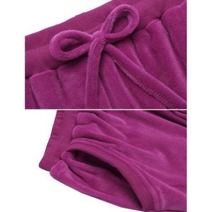 Haut de survêtement en velours et coton personnalisable pour femme – Produit tendance – Survêtement en velours à prix de gros - Product Image 4