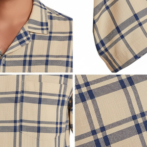 Chemises légères pour hommes OEM ODM à manches courtes, collection été, tissu respirant, vente chaude - Product Image 2